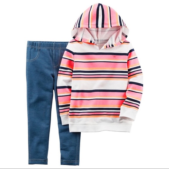 Carter's Other - ❌SOLD❌ NEW Carters Hoodie Leggings Set Sweatshirt